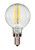 Satco S9871 3.5G16/LED/CL/27K/120V LED Filament Bulb