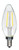 Satco S9920 2.5W CTC/LED/27K/CL/120V LED Filament Bulb