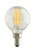 Satco S9988 4.5G16/LED/CL/27K/120V/E12 LED Filament Bulb