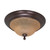 Nuvo 60/011 Moulan; 2 Light; 16 in.; Flush Mount with Champagne Linen Washed Glass