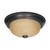 Nuvo 60/1255 2 Light 11 in.; Flush Mount with Champagne Linen Washed Glass