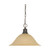 Nuvo 60/1276 1 Light; 16 in.; Pendant with Champagne Linen Washed Glass