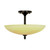 Nuvo 60/144 Vanguard; 3 Light; 16 in.; Semi-Flush with Gold Washed Alabaster Swirl Glass