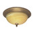 Nuvo 60/146 Vanguard; 3 Light; 15 in.; Flush Mount with Gold Washed Alabaster Swirl Glass