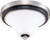 Nuvo 60/1744 Keen; 1 Light; 11 in.; Flush Dome with Satin White Glass