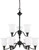 Nuvo 60/1783 Glenwood; 9 Light; 2 Tier; 33 in.; Chandelier with Satin White Glass