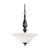 Nuvo 60/1848 Dupont; 3 Light; Pendant with Satin White Glass