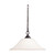 Nuvo 60/1849 Dupont; 1 Light; 16 in.; Hanging Dome with Satin White Glass