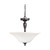 Nuvo 60/1927 Dupont ES; 3 Light; Semi-Flush with Satin White Glass; 13w GU24 Lamps Included