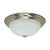 Nuvo 60/199 3 Light; 15 in.; Flush Mount; Alabaster Glass