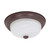 Nuvo 60/206 2 Light; 13 in.; Flush Mount; Alabaster Glass