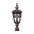 Nuvo 60/2069 Corniche; 1 Light; Mid-Size Post Lantern with Seeded Glass