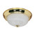 Nuvo 60/213 2 Light; 11 in.; Flush Mount; Alabaster Glass