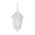 Nuvo 60/2207 Cornerstone ES; 1 Light; 13 in.; CFL Hanging Lantern with Satin White Glass; 13w GU24 Included