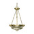 Nuvo 60/235 3 Light; 15 in.; Pendant; Clear Swirl Glass