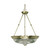 Nuvo 60/236 3 Light; 20 in.; Pendant; Clear Swirl Glass