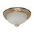 Nuvo 60/237 2 Light; 11 in.; Flush Mount; Frosted Swirl Glass