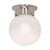 Nuvo 60/245 1 Light; 6 in.; Ceiling Mount; White Ball