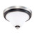 Nuvo 60/2457 Keen ES; 1 Light; 11 in.; Flush Dome with Satin White Glass; Lamp Included