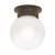Nuvo 60/247 1 Light; 6 in.; Ceiling Mount; White Ball