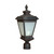 Nuvo 60/2525 Charter ES; 2 Light; Post Lantern with White Water Glass; Lamp Included