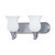 Nuvo 60/2568 Glenwood ES; 2 Light; Vanity with Satin White Glass; Lamps Included