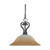 Nuvo 60/2748 Montgomery; 1 Light; Hanging Dome with Champagne Linen Glass