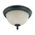 Nuvo 60/2789 Bella; 2 Light; 11 in.; Flush Dome with Biscotti Glass