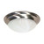 Nuvo 60/284 2 Light; 14 in.; Flush Mount; Twist and Lock with Alabaster Glass