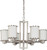 Nuvo 60/2853 Odeon; 6 Light; (convertible up/down) Chandelier with Satin White Glass