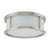 Nuvo 60/2862 Odeon; 3 Light; 15 in.; Flush Dome with Satin White Glass