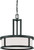 Nuvo 60/2978 Odeon; 4 Light; Pendant with Satin White Glass