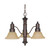 Nuvo 60/3104 Gotham ES; 3 Light; 23 in.; Chandelier with Champagne Glass; 13W GU24 Lamps Included