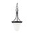 Nuvo 60/3174 1 Light; 10 in.; Pendant with Frosted White Glass