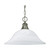 Nuvo 60/3198 1 Light; 16 in.; Pendant with Alabaster Glass; (1) 18W GU24 Lamp Included