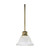 Nuvo 60/367 Empire; 1 Light; 7 in.; Mini Pendant with Hang Straight Canopy