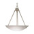 Nuvo 60/370 3 Light; 23 in.; Pendant; Alabaster Glass Bowl