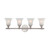 Nuvo 60/4144 Surrey; 4 Light; Vanity Fixture with Frosted Glass