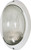 Nuvo 60/526 1 Light; 11 in.; Large Oval Bulk Head; Die Cast Bulk Head