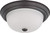 Nuvo 60/6011 2 Light; 13 in.; Flush Mount with Frosted White Glass; Color retail packaging