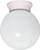 Nuvo 60/6033 1 Light; 6 in.; Ceiling Fixture; White Ball; Color retail packaging
