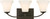 Nuvo 60/6303 Fawn; 3 Light; Vanity Fixture; Mahogany Bronze Finish