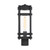 Nuvo 60/6575 Tofino; 1 Light; Post Lantern; Textured Black Finish with Clear Seeded Glass