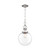 Nuvo 60/6672 Skyloft; 1 Light; Pendant Fixture; Polished Nickel Finish with Clear Glass