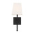 Nuvo 60/6709 Highline; 1 Light; Vanity; Aged Bronze Finish with White Linen Shade