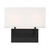 Nuvo 60/6719 Tribeca; 2 Light; Vanity; Aged Bronze Finish with White Linen Shade