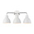 Nuvo 60/6783 Sloan; 3 Light; Vanity; Polished Nickel Finish with Matte White Shade