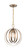 Nuvo 60/7056 Pendleton; 1 Light; Pendant Fixture; Burnished Brass Finish