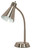 Nuvo 60/829 Small Gooseneck Desk Lamp; 1 Light; Brushed Nickel