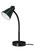 Nuvo 60/844 Small Gooseneck Desk Lamp; 1 Light; Black